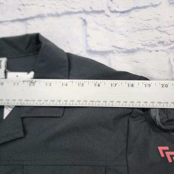 GTL4 MENS SIZE S Black Button Front Short Sleeve Mesh Zip Pocket Military - Picture 9 of 12